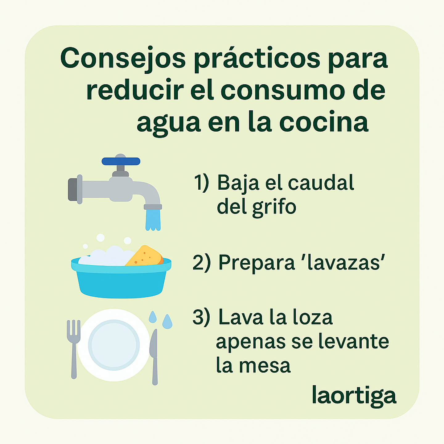 Cómo ahorrar agua en la cocina: reduce el caudal, usa lavazas y lava al tiro 1