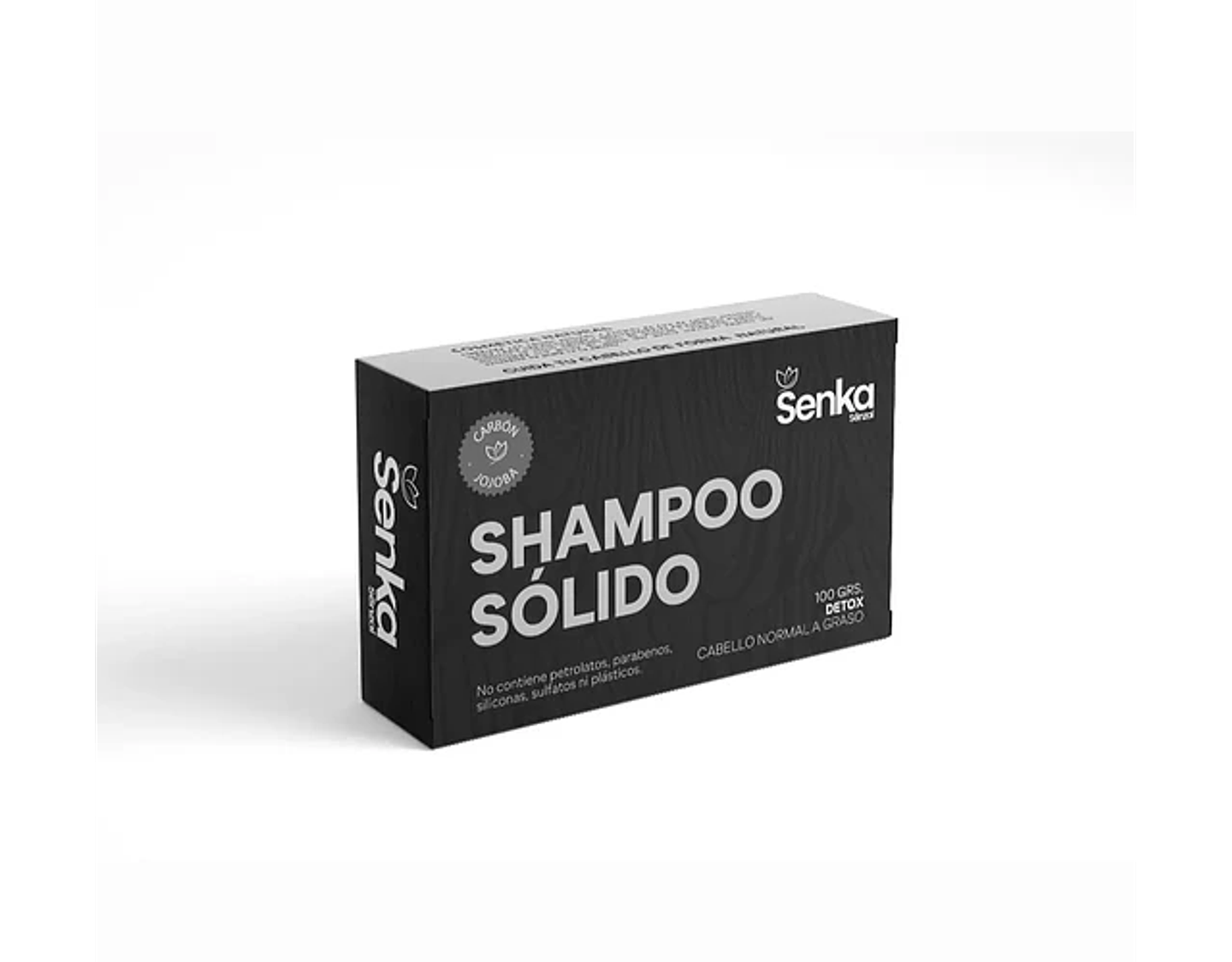 Shampoo Detox Cabello Graso Carbón & Jojoba 100 gr 2