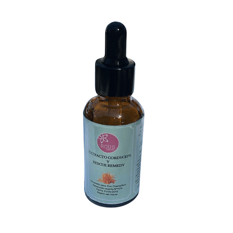Extracto Hongo Cordyceps con Rescue Remedy – Energía, Vitalidad y Rendimiento Físico