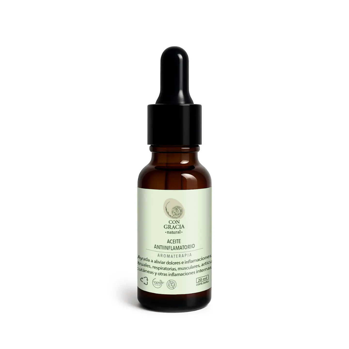 Aceite Antiinflamatorio Con Gracia Natural 20 ML 1