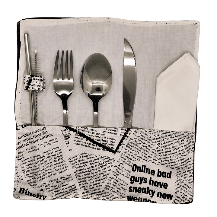 Porta Cubiertos Reutilizable y Transportable 5