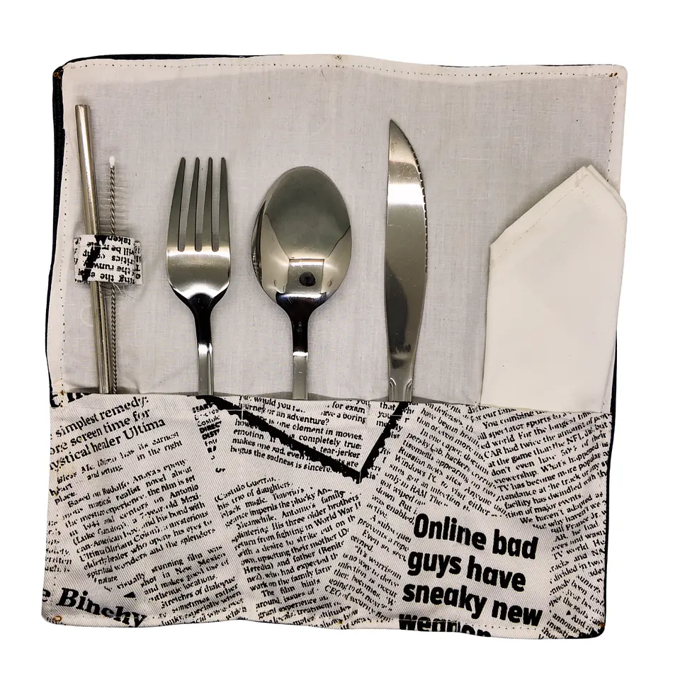 Porta Cubiertos Reutilizable y Transportable 5