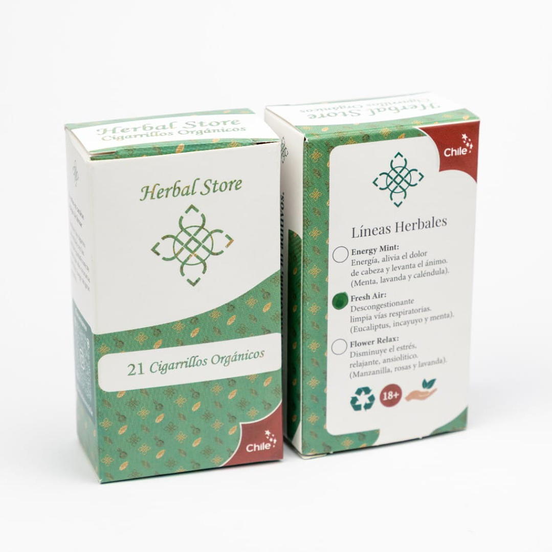 Box 21 Fresh Air – Cigarrillos Herbales Herbal Store 2