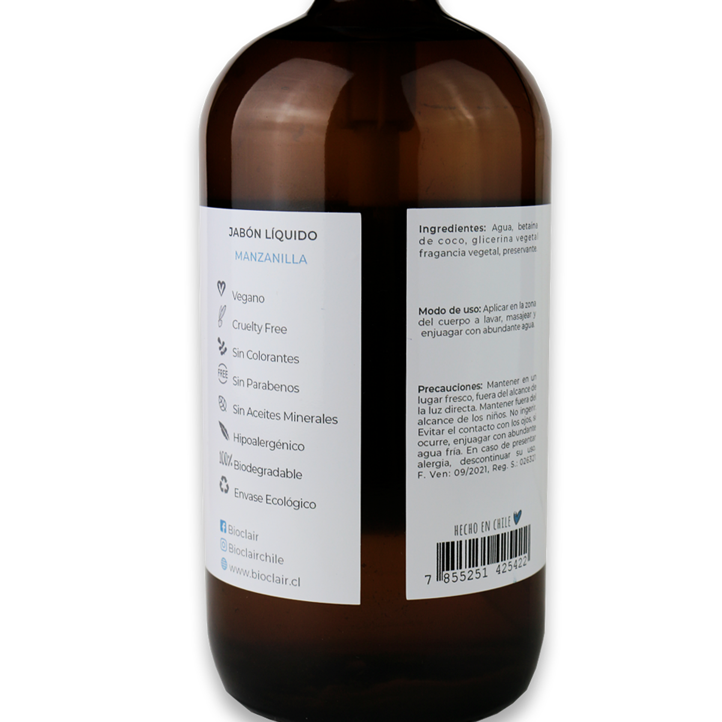 Jabón Liquido Manzanilla Retornable 3