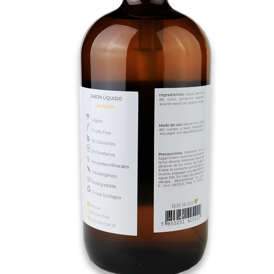 Jabón Liquido Lavanda Retornable  3