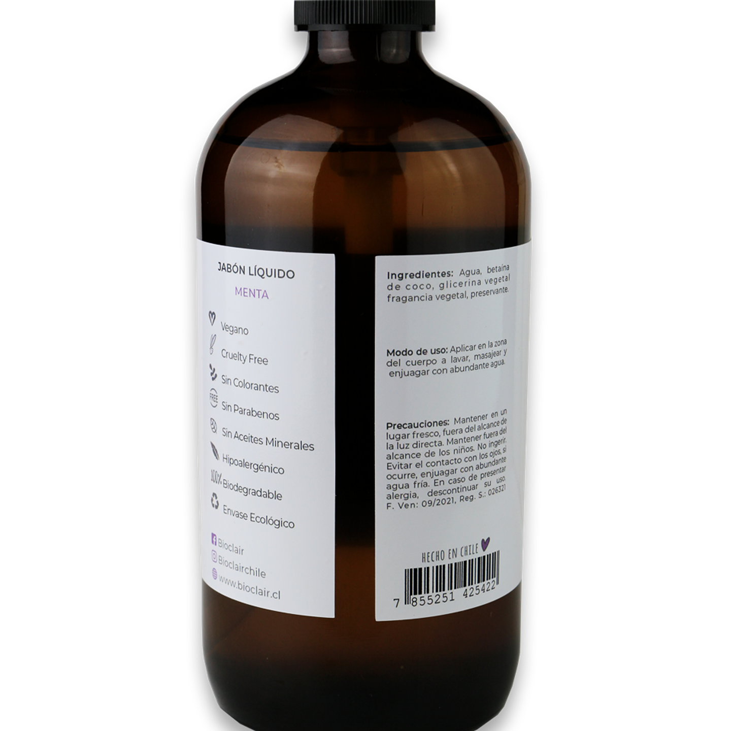 Jabón Liquido Menta Retornable 3