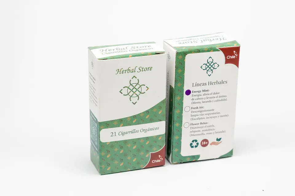Box 21 Energy Mint – Cigarrillos Herbales Herbal Store 1