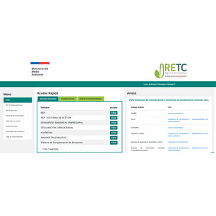 Servicio de Asesoría en Ventanilla Única – RETC