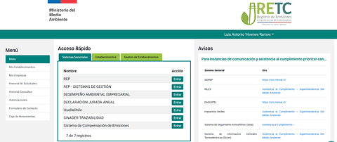 Servicio de Asesoría en Ventanilla Única – RETC