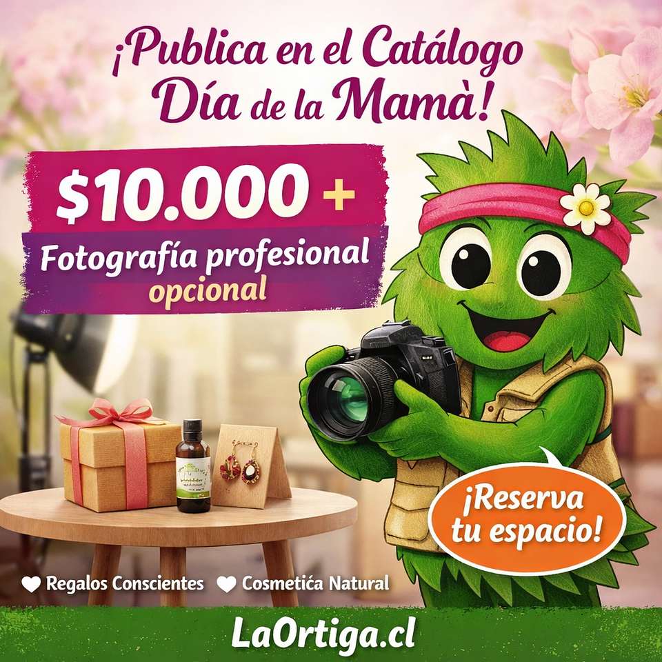 Publicación en catálogo Día de la Mamá + fotografía profesional en curso 1