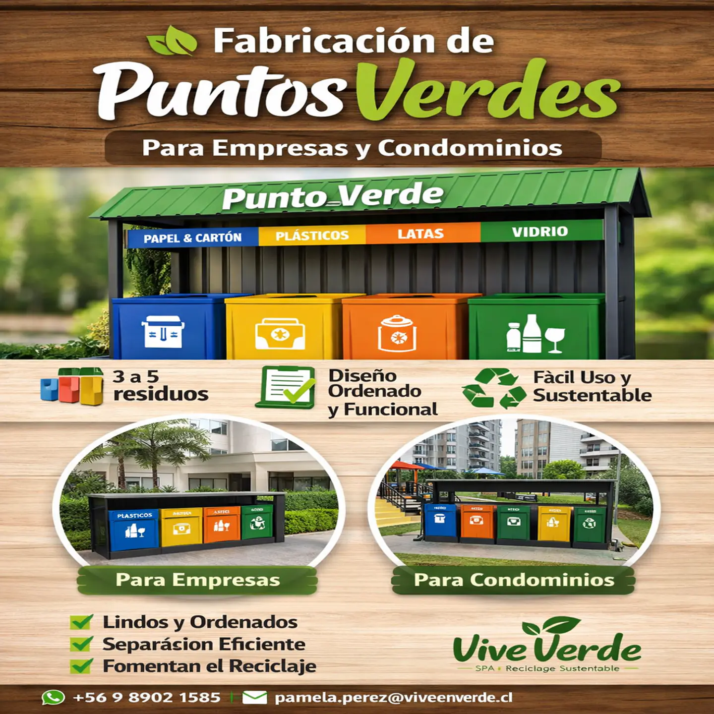 Fabricación de Puntos Verdes para Empresas y Condominios 1