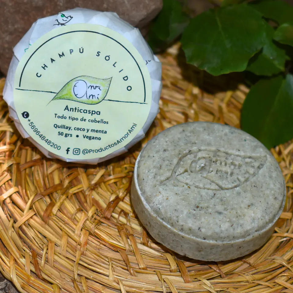 Amor Amí Pack Cabello:  1 Shampoo en barra + 1 Acondicionador en barra (variedades) 3