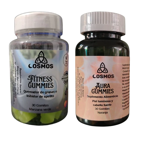 Cosmos | Gummies Pack Aura + Fitness | suplementos alimenticios