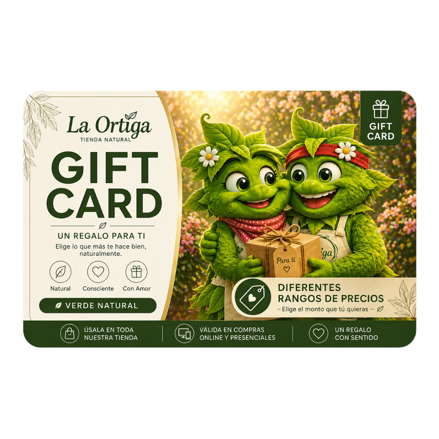 Gift Card La Ortiga | Regalos Sustentables para el Día de la Madre 1