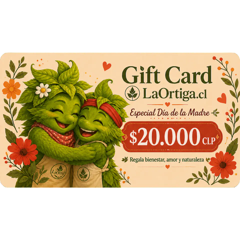 Gift Card La Ortiga | Regalos Sustentables para el Día de la Madre 20.000 $ CLP 1