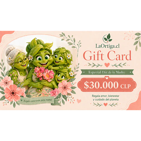 Gift Card La Ortiga | Regalos Sustentables para el Día de la Madre 30.000 $ CLP