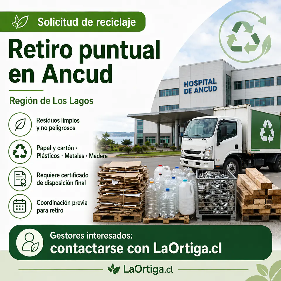 Solicitud de retiro puntual de residuos reciclables en Ancud 1