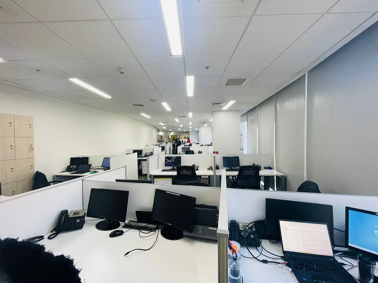 Solicitud de retiro de módulos de trabajo en Las Condes 1
