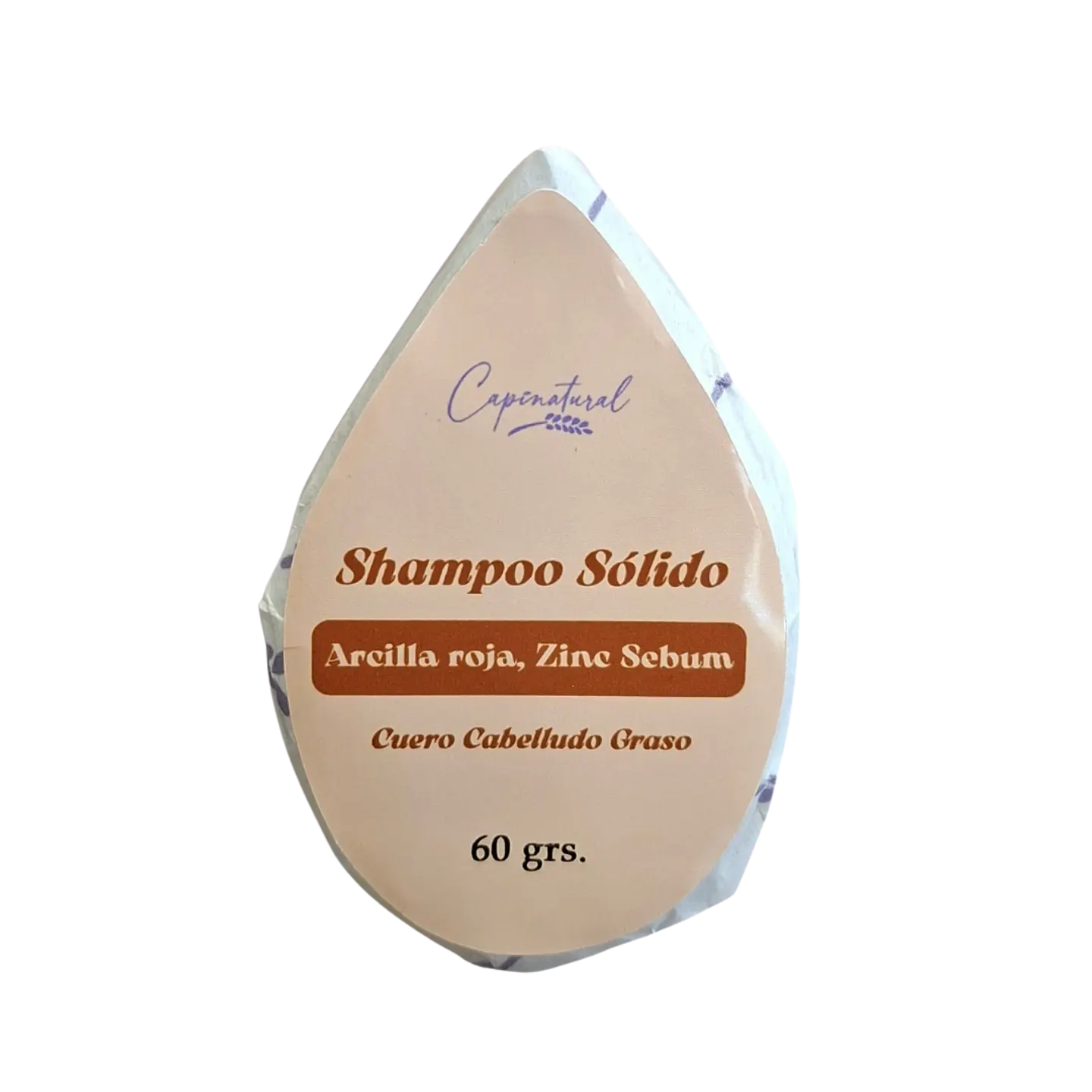 Champú sólido arcilla roja + zinc sebum 2