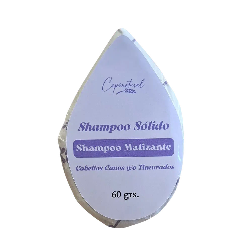 Champú sólido matizante de Capinatural 2