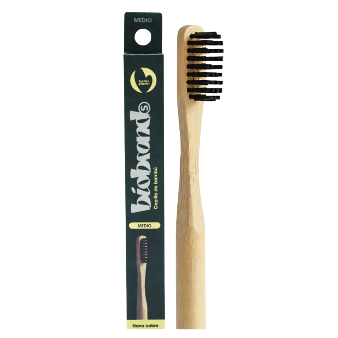 Cepillo Medio Negro Biobrand 1