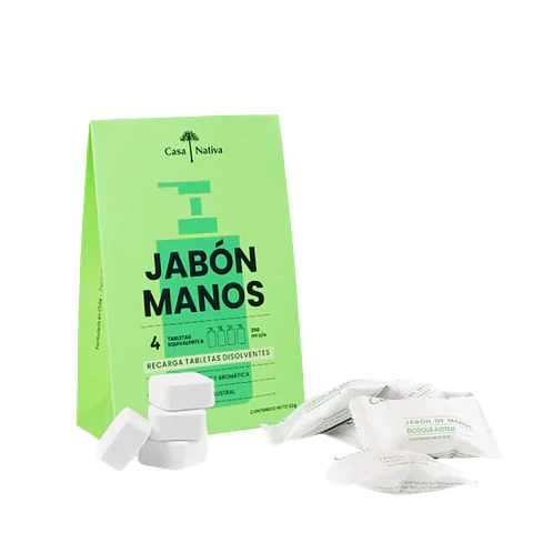 4 Recargas Jabón Espuma Bosque Austral