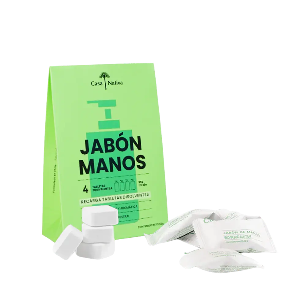 4 Recargas Jabón Espuma Bosque Austral 1