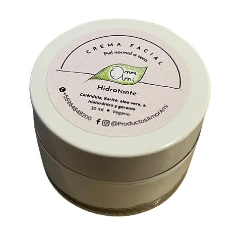 Crema Facial Hidratante para Piel Normal a Seca | Cosmética Natural y Vegana