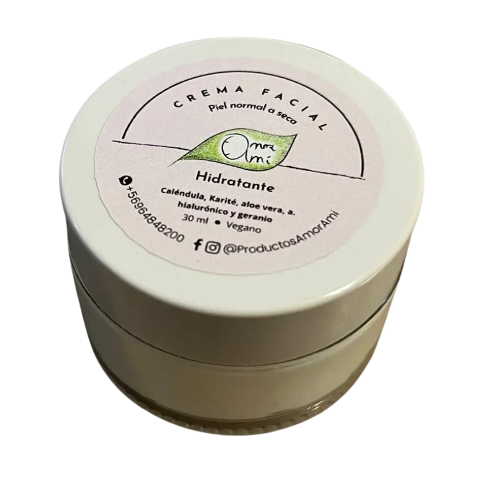 Crema Facial Hidratante para Piel Normal a Seca | Cosmética Natural y Vegana 1