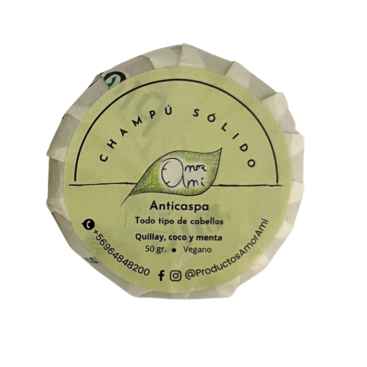 Champú Anticaspa Natural | Champú Sólido para Cuero Cabelludo Sensible 1