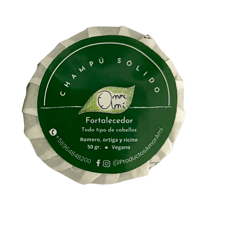 Champú Fortalecedor Natural con Ortiga y Romero | Champú Sólido para Cabello Débil 1