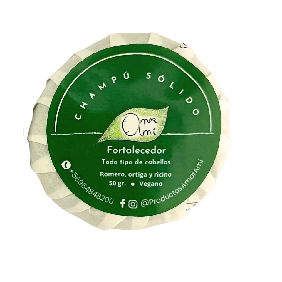 Champú Fortalecedor Natural con Ortiga y Romero | Champú Sólido para Cabello Débil 1