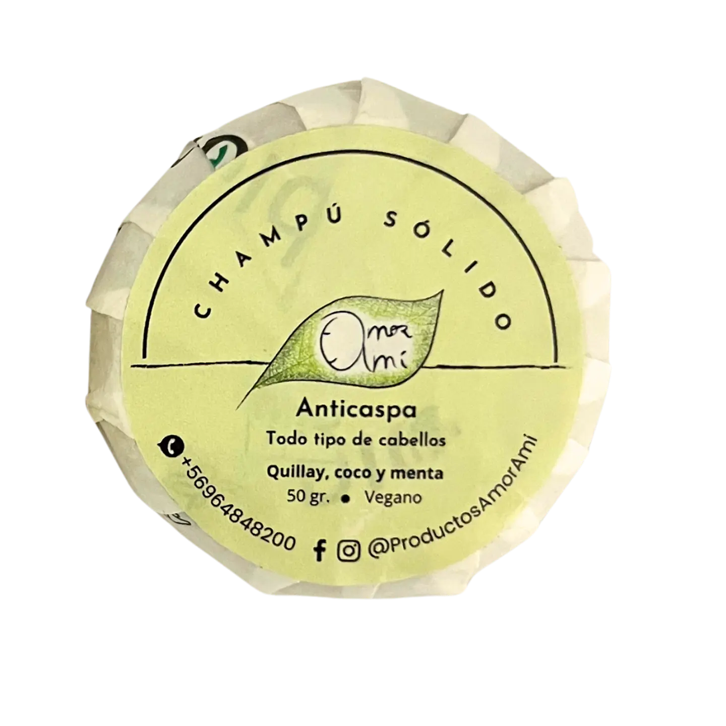 Champú Anticaspa Natural | Champú Sólido para Cuero Cabelludo Sensible 1