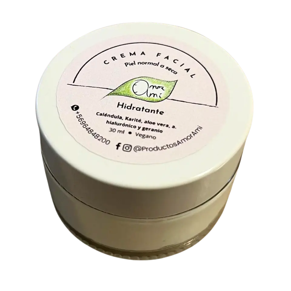 Crema Facial Hidratante para Piel Normal a Seca | Cosmética Natural y Vegana 1