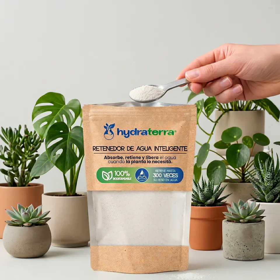 Retenedor Inteligente de Agua de Origen Vegetal para Forestación y Reforestación 250 gr 2