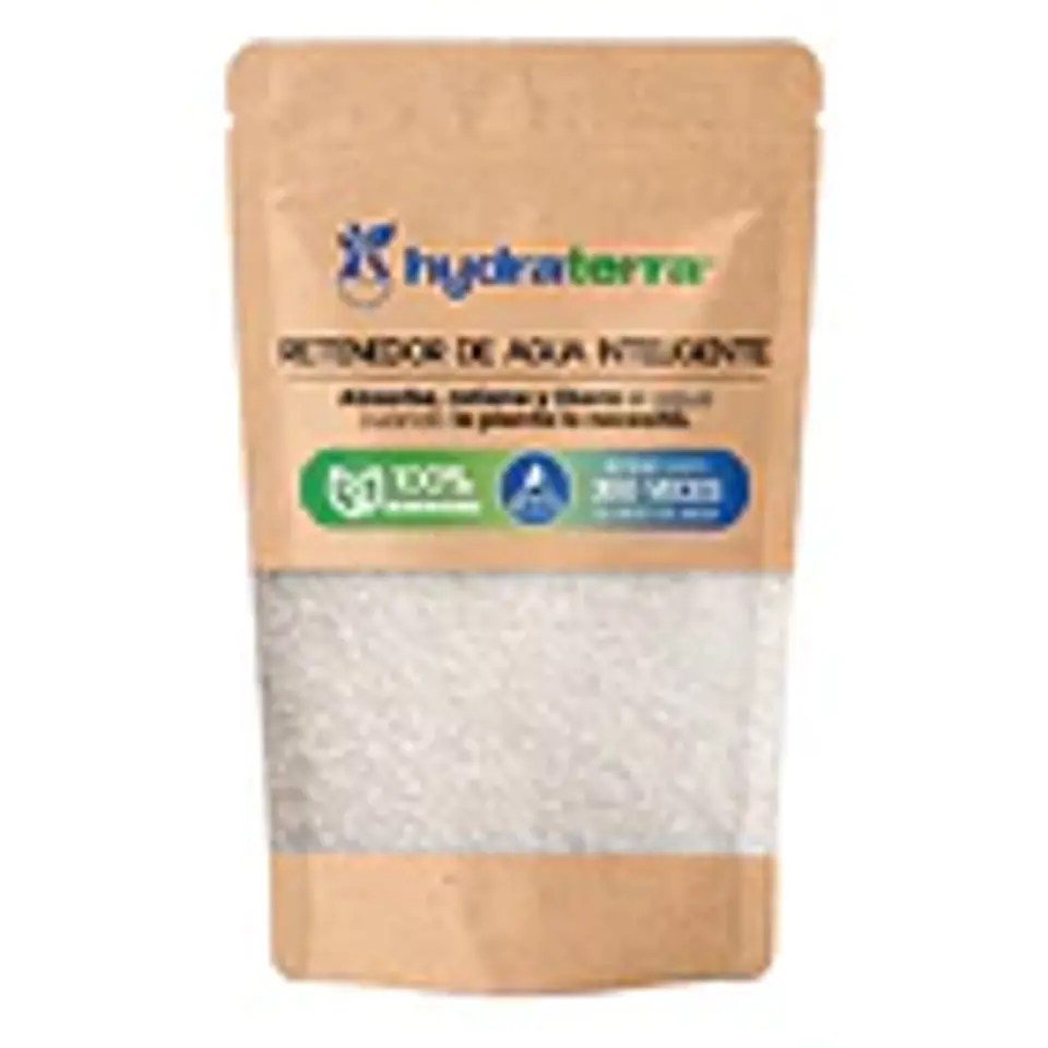 Retenedor Inteligente de Agua de Origen Vegetal para Viveros y Producción de Plantas 250 gr 1