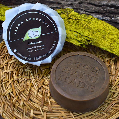 Jabón Exfoliante Natural para Cuerpo, Manos y Pies