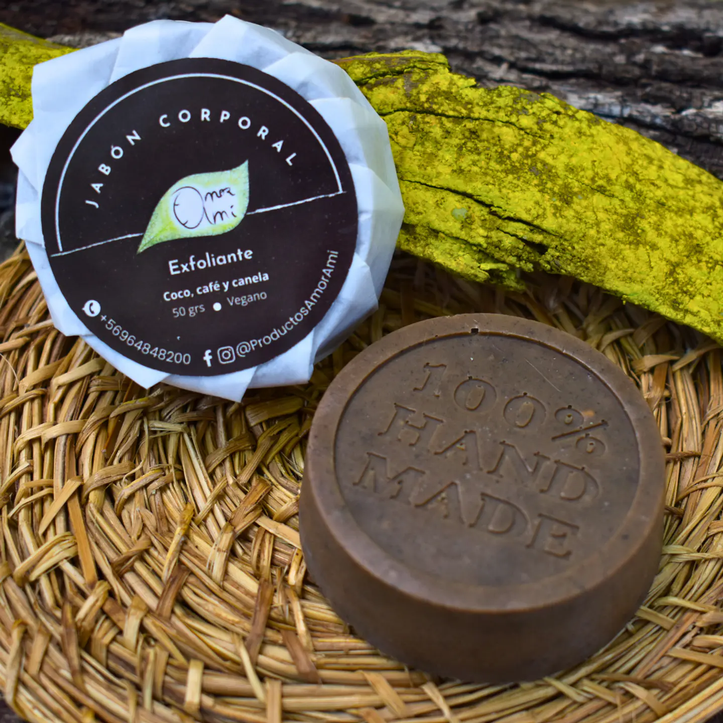 Jabón Exfoliante Natural para Cuerpo, Manos y Pies 1