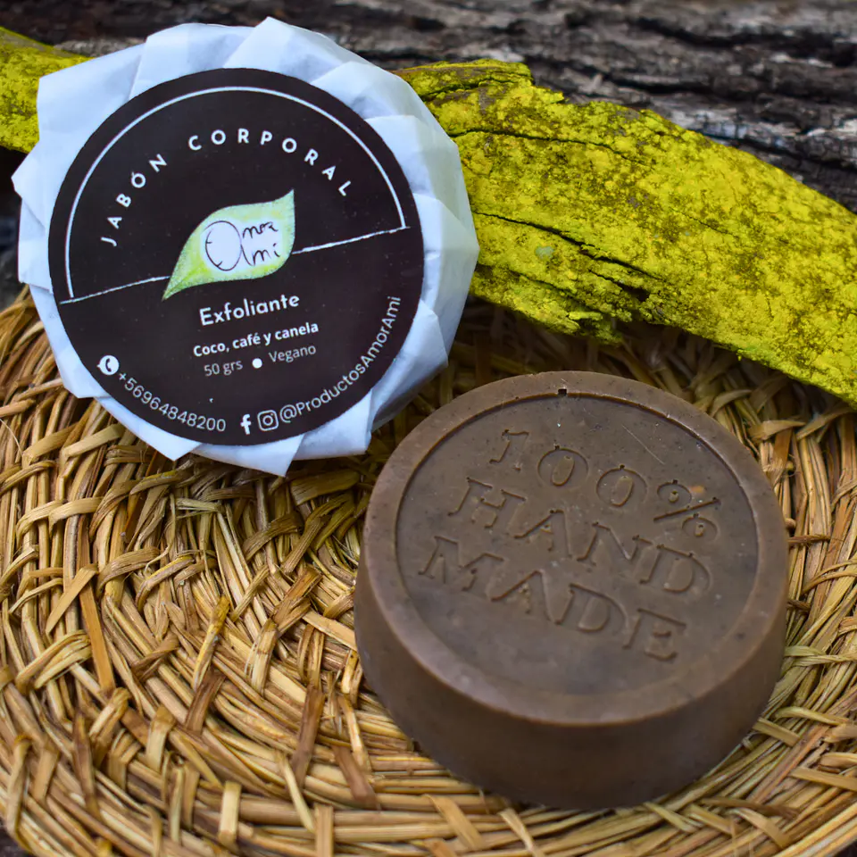 Jabón Exfoliante Natural para Cuerpo, Manos y Pies 1
