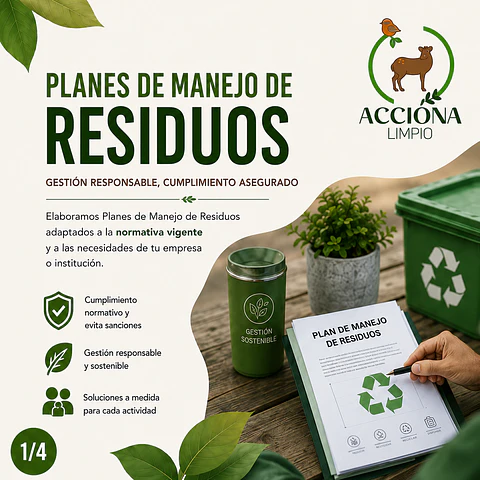 Elaboración de Planes de Manejo de Residuos para empresas e instituciones