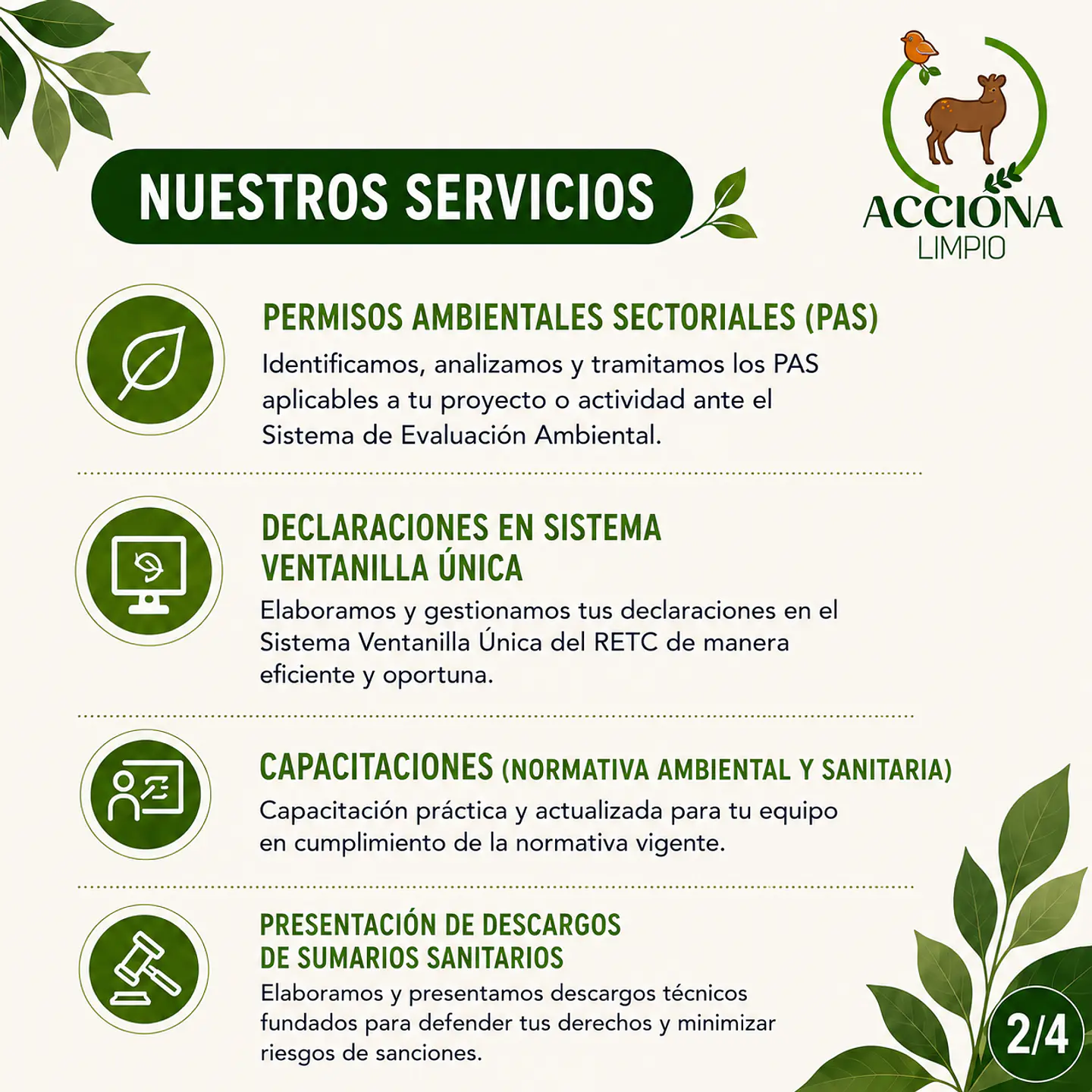 Cumplimiento normativo ambiental y sanitario para empresas 4