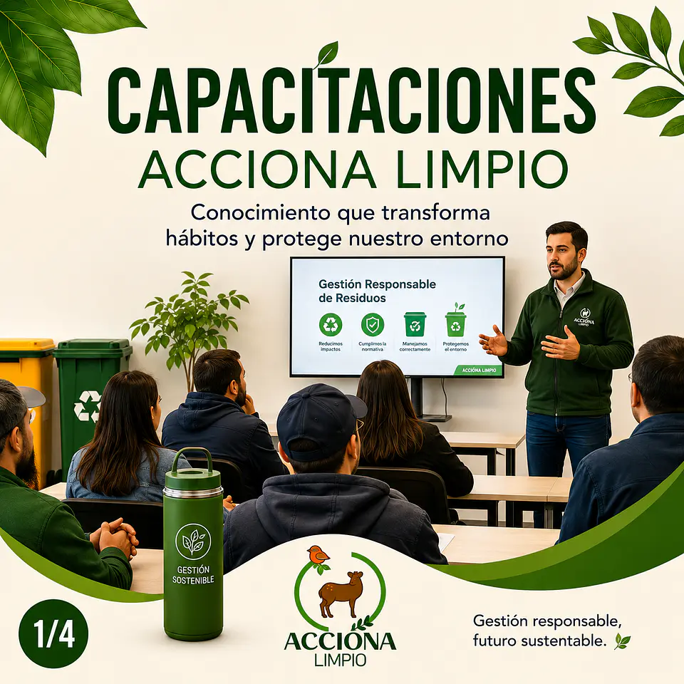Capacitación y asistencia técnica en gestión ambiental y manejo de residuos 1