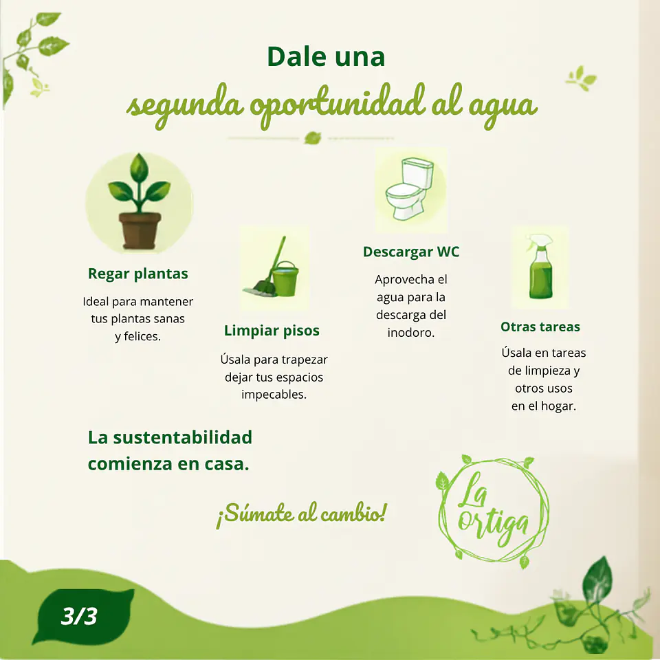 Tip sustentable: recupera el agua de la ducha mientras se calienta 3