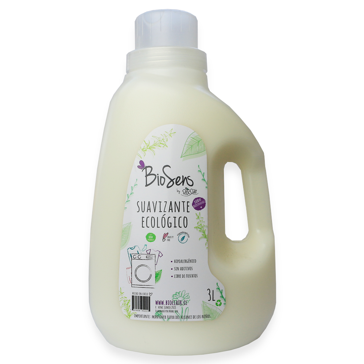 Suavizante Ecológico Biosens 3 LT 1