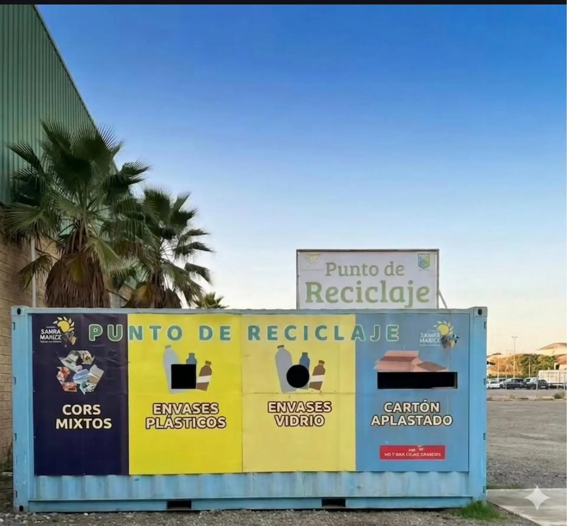 Venta de Punto Verde de Reciclaje con Container Marítimo Dry 20 1