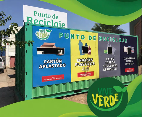 Venta de Punto Verde de Reciclaje con Container Marítimo Dry 20