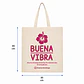 Bolsa reutilizable con asas 45 x 35 cm – Buena Vibra Bags - Miniatura 1