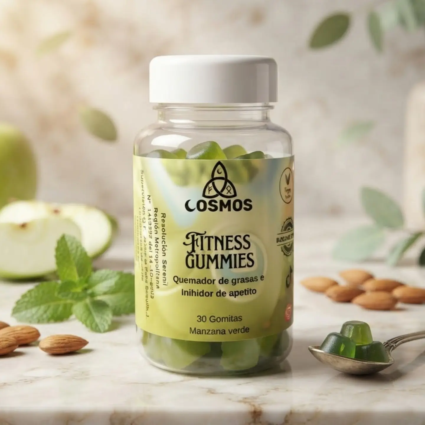 Gomitas para metabolismo y energía | Suplemento Alimenticio | Fitness Gummies | Cosmos 1