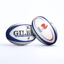 Balon Rugby Grid Blancoazulino T5