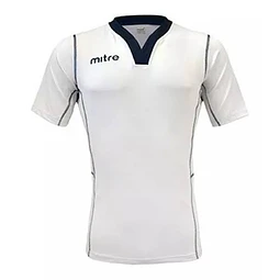 CAMISETA RUGBY FIT BLANCO/AZUL MARINO